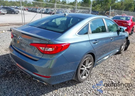 2015 Hyundai Sonata Sport 2.0T from USA, damaged, VIN 5NPE34AB6FH232926